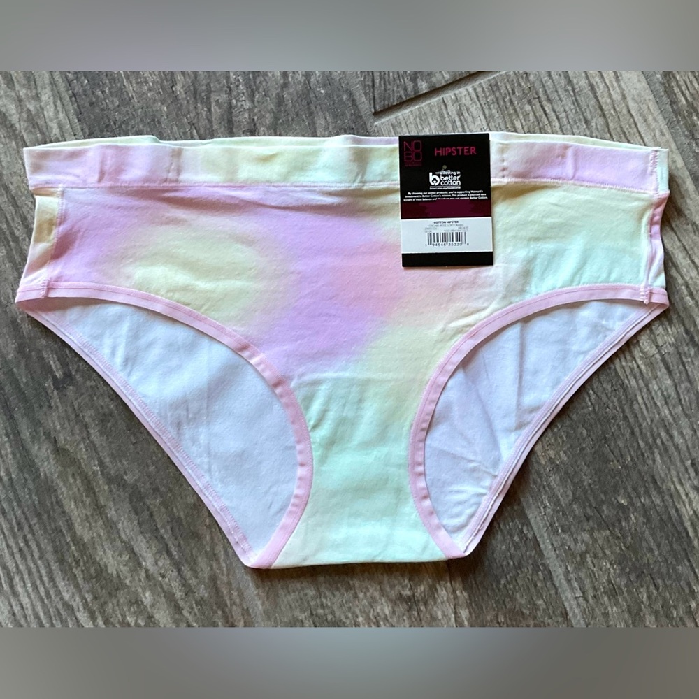 New Nobo, No Boundaries Cotton Hipster Panties Size S Rose Ombre